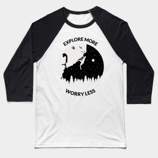 Explore, Adventure Baseball T-Shirt